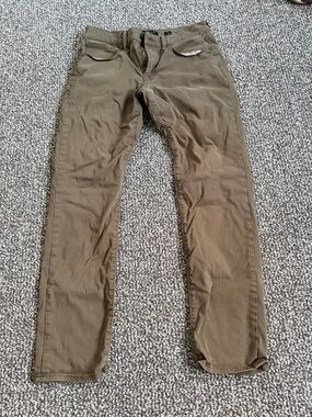 Lucky Brand Men's Slim Khaki Chinos - Olive Tan